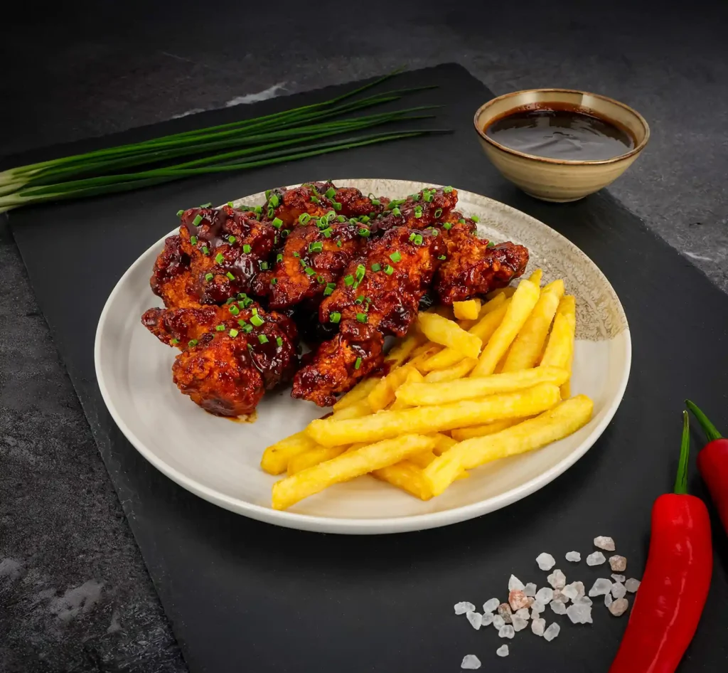 Chicken Bites with Fries